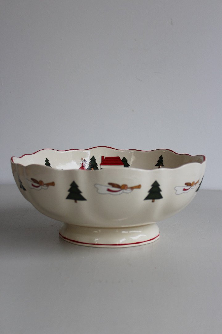 Masons Christmas Village Large Bowl - Kernow Furniture