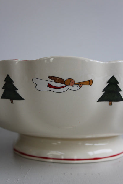 Masons Christmas Village Large Bowl - Kernow Furniture