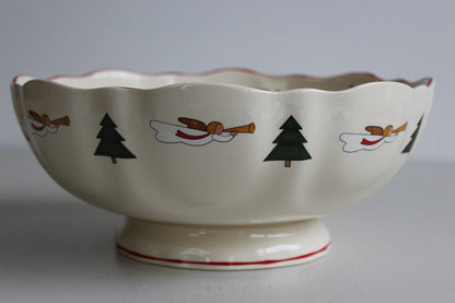 Masons Christmas Village Large Bowl - Kernow Furniture