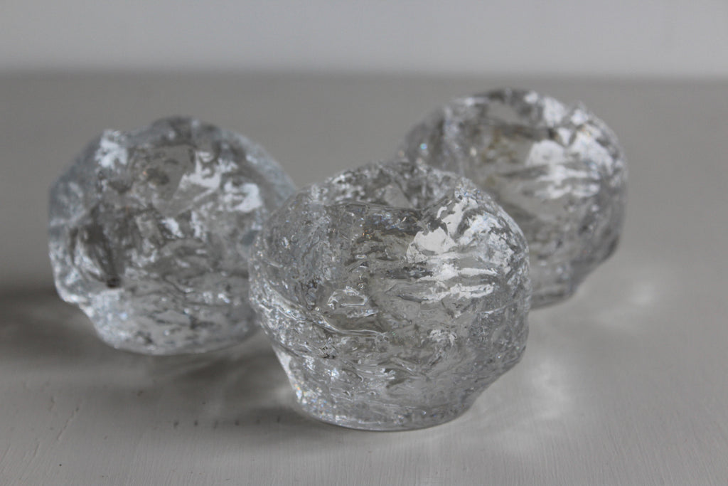 Single Kosta Boda Glass Snowball Tea Light Holder Kernow Furniture