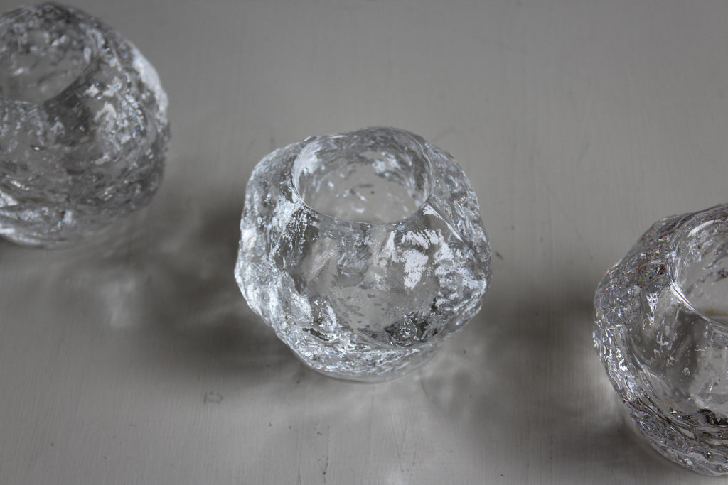 Single Kosta Boda Glass Snowball Tea Light Holder Kernow Furniture