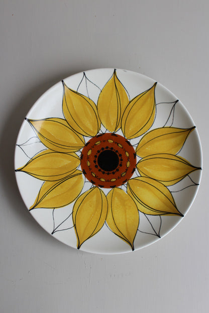 Arabia Finland Large Sunflower Plate - Kernow Furniture