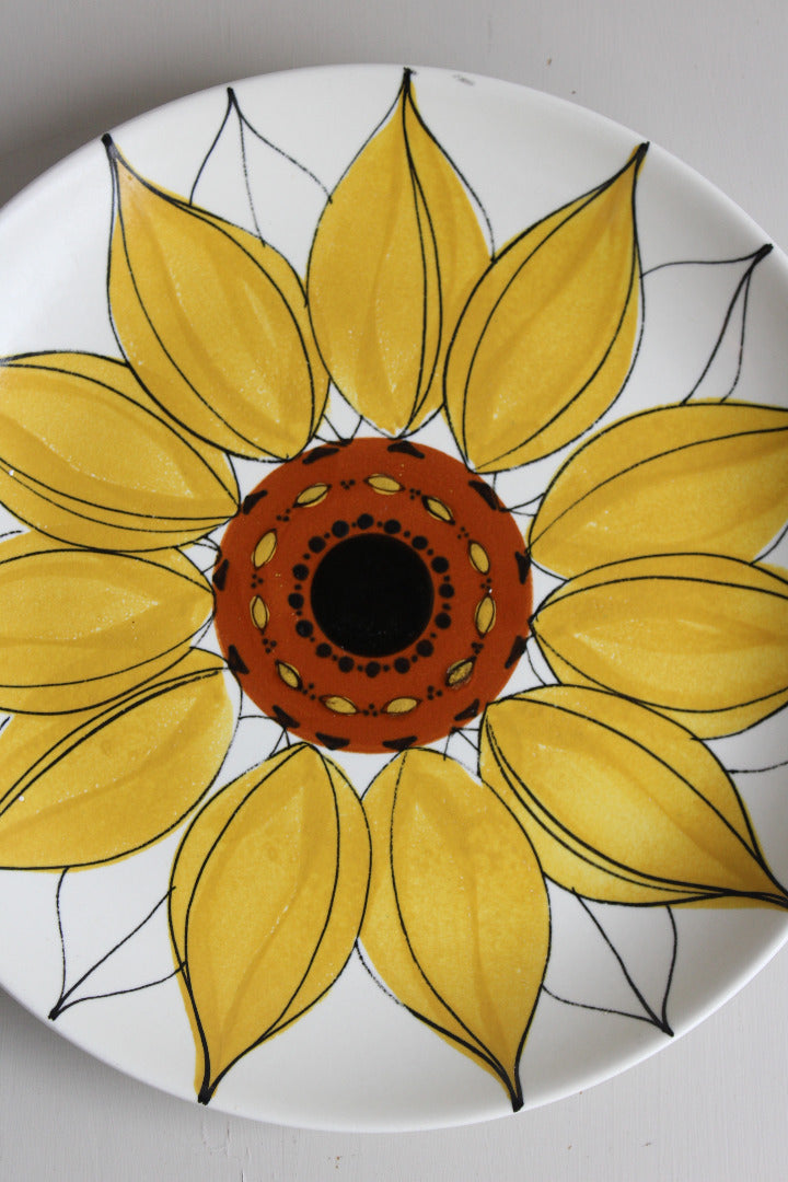 Arabia Finland Large Sunflower Plate - Kernow Furniture