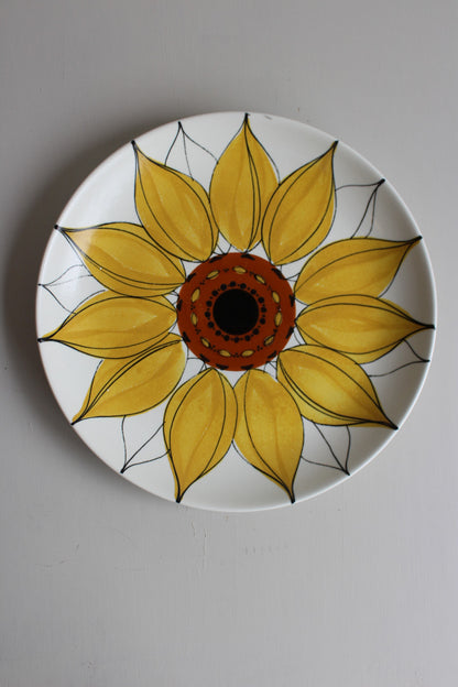 Arabia Finland Large Sunflower Plate - Kernow Furniture