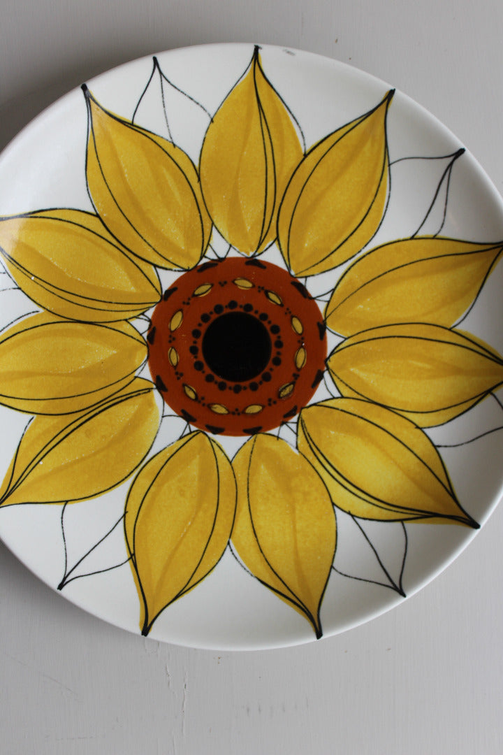 Arabia Finland Large Sunflower Plate - Kernow Furniture