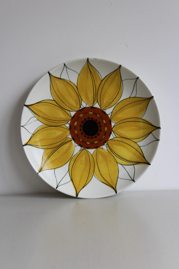 Arabia Finland Large Sunflower Plate - Kernow Furniture