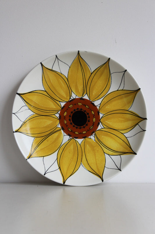 Arabia Finland Large Sunflower Plate - Kernow Furniture