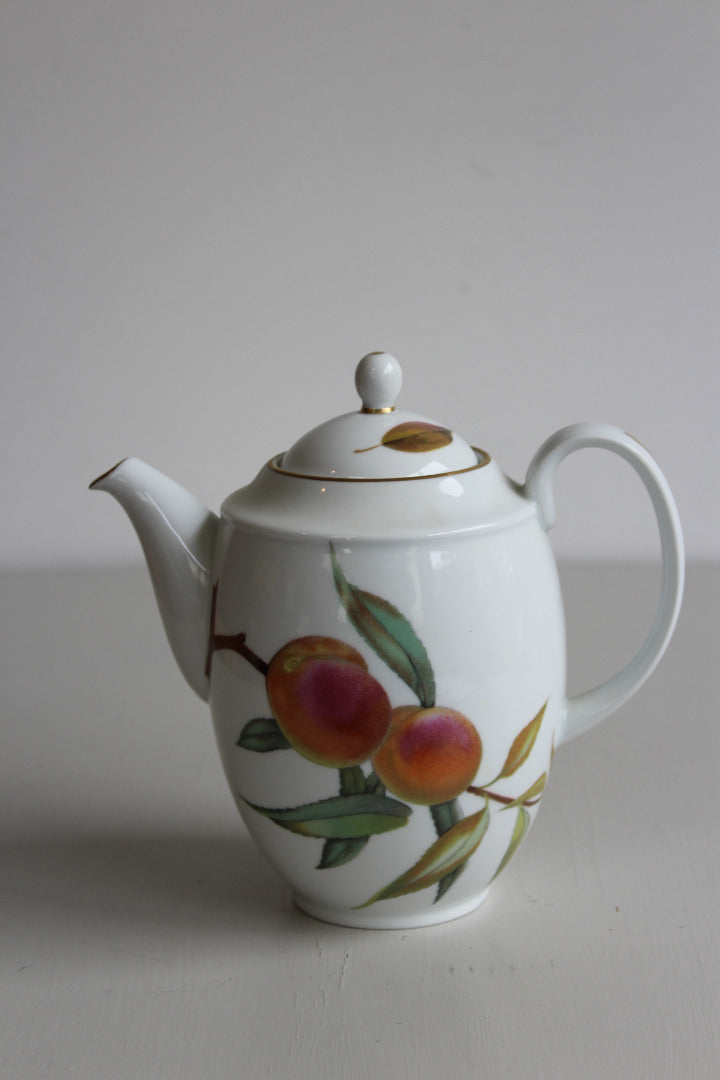 Royal Worcester Evesham Coffee Pot - Kernow Furniture