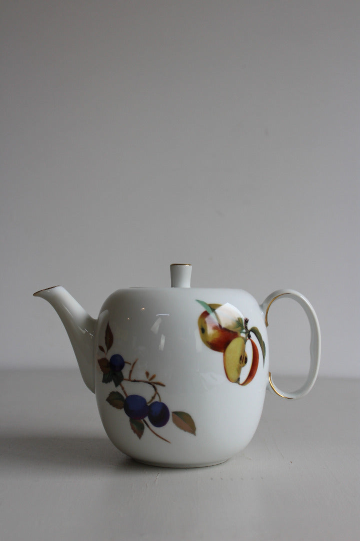 Royal Worcester Evesham Teapot - Kernow Furniture