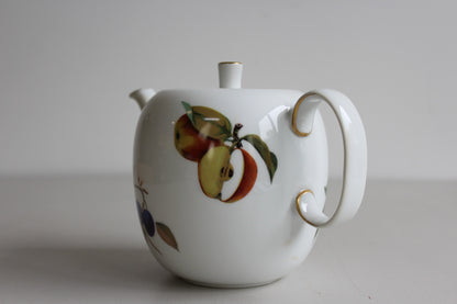 Royal Worcester Evesham Teapot - Kernow Furniture