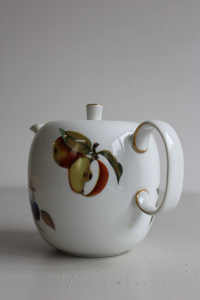 Royal Worcester Evesham Teapot - Kernow Furniture