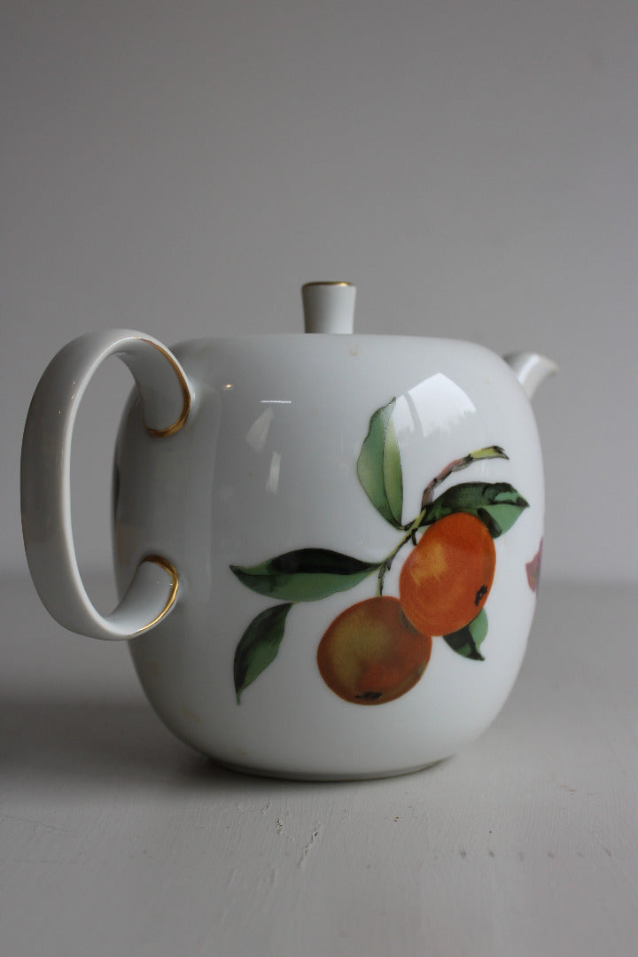 Royal Worcester Evesham Teapot - Kernow Furniture