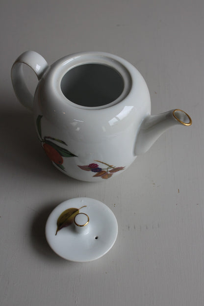 Royal Worcester Evesham Teapot - Kernow Furniture