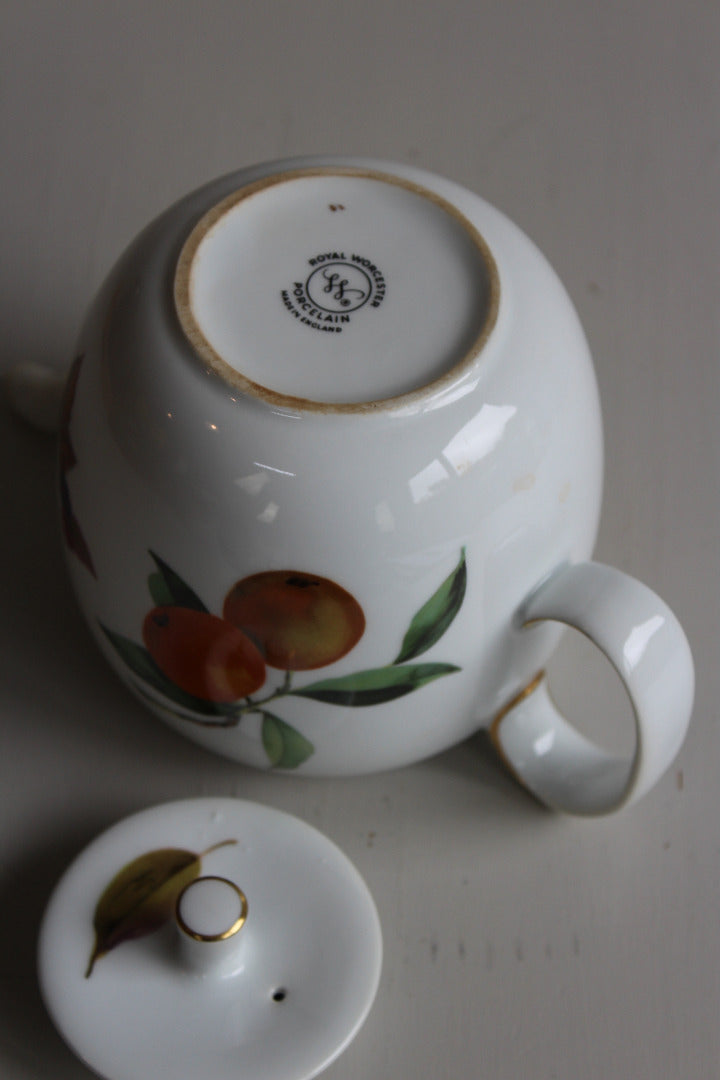 Royal Worcester Evesham Teapot - Kernow Furniture