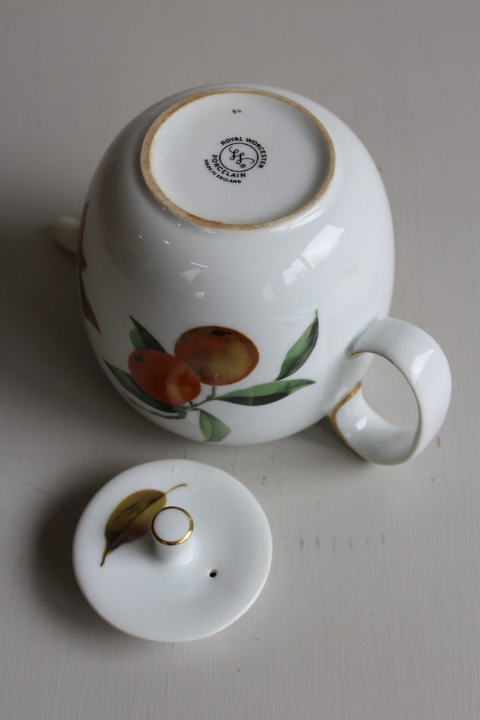Royal Worcester Evesham Teapot - Kernow Furniture
