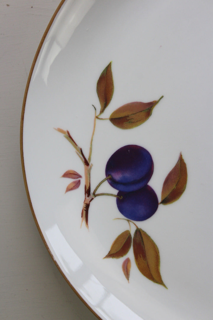 Royal Worcester Evesham Large Oval Plate - Kernow Furniture