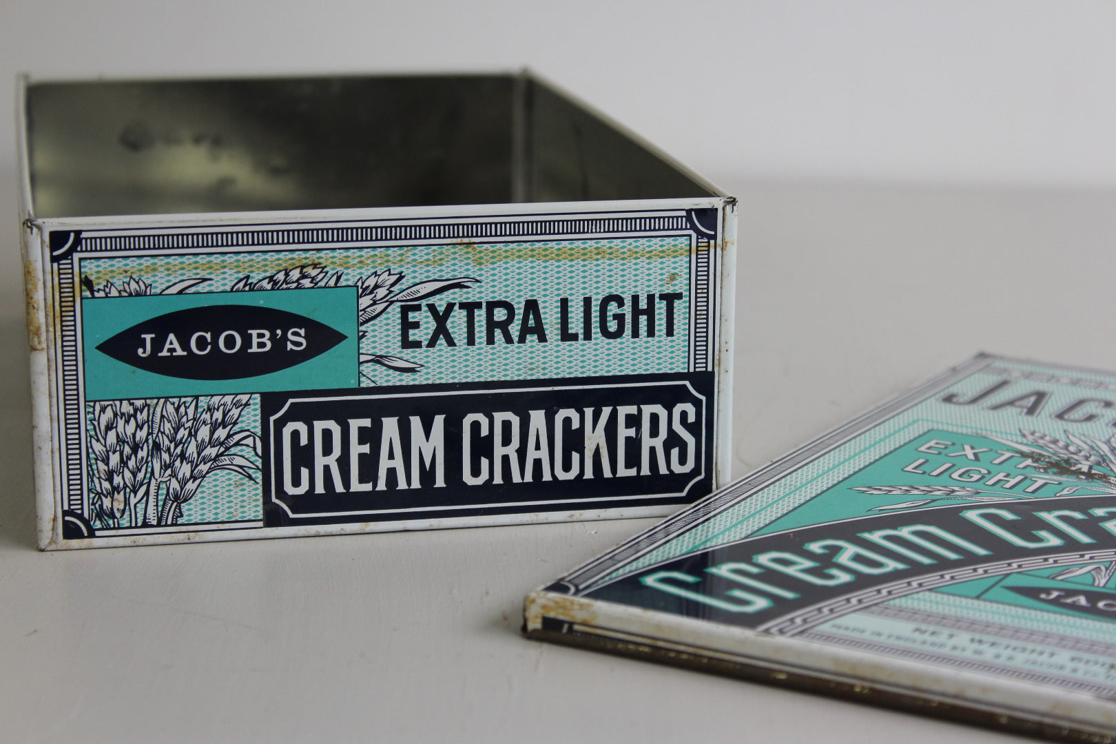 Vintage Jacob & Co Cracker Tin - Kernow Furniture