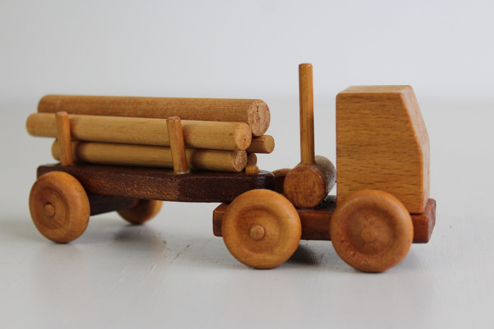 Vintage Wooden Toy Truck - Kernow Furniture