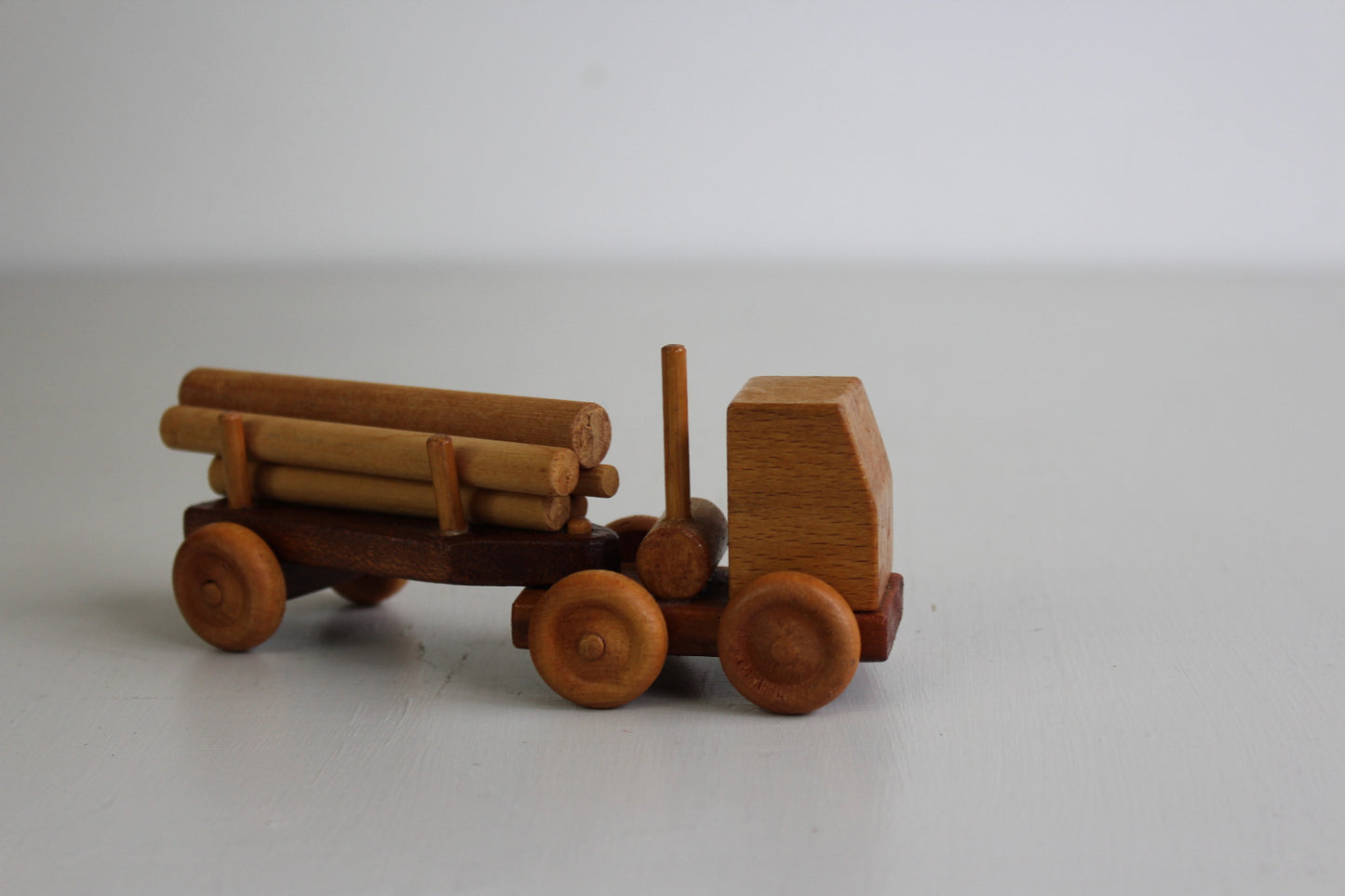 Vintage Wooden Toy Truck - Kernow Furniture