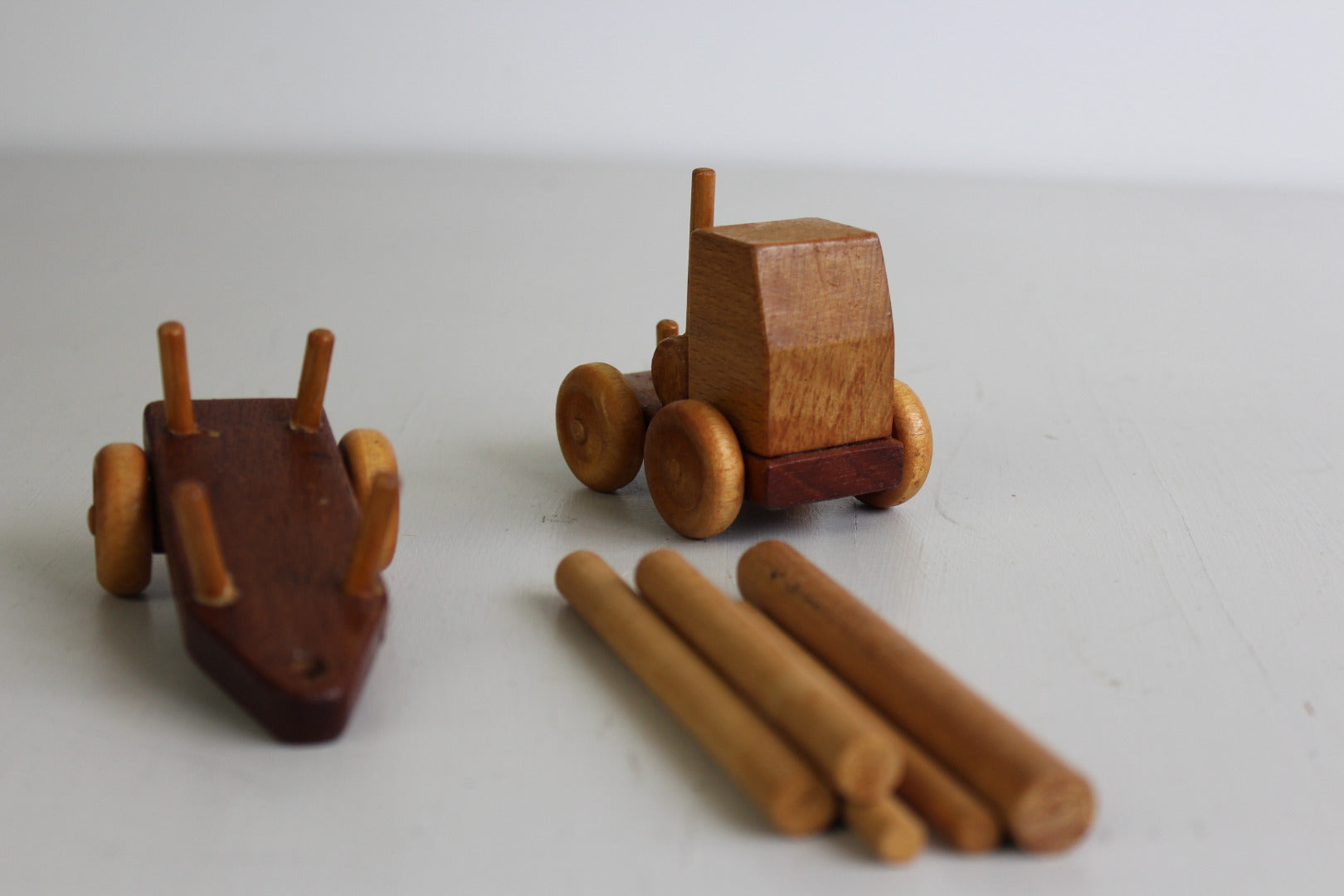 Vintage Wooden Toy Truck - Kernow Furniture