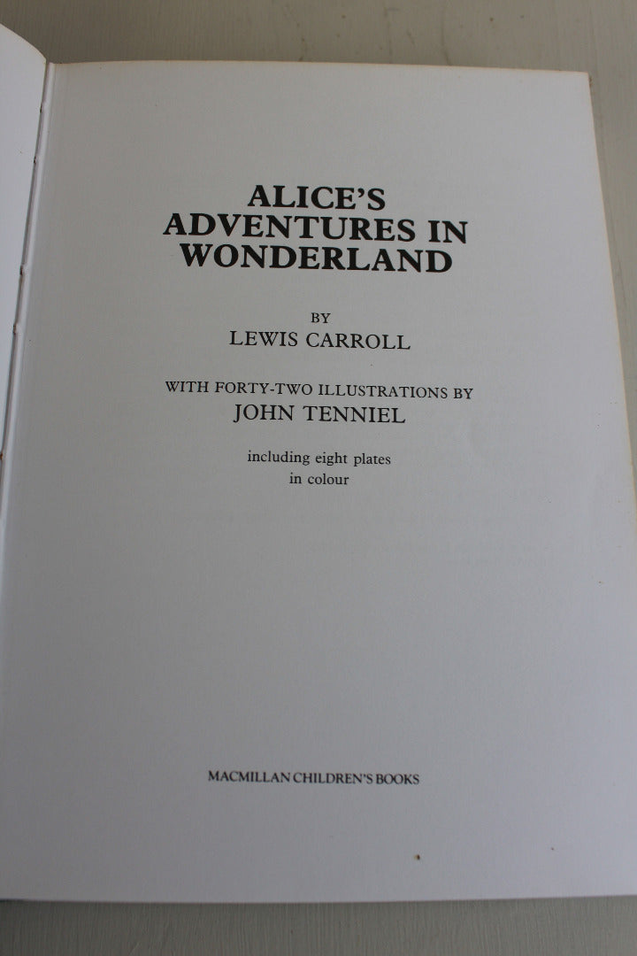 Alice In Wonderland Hard Back Book - Kernow Furniture