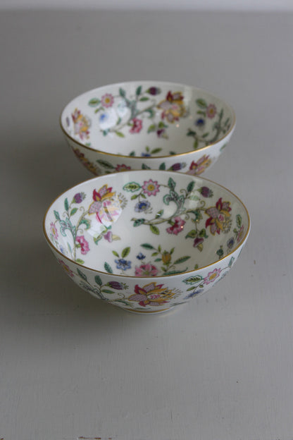 Pair Minton Haddon Hall Bowls - Kernow Furniture