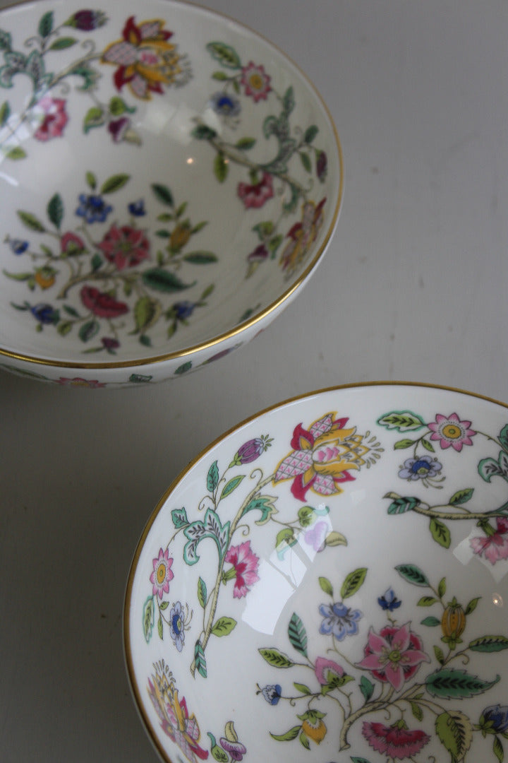 Pair Minton Haddon Hall Bowls - Kernow Furniture