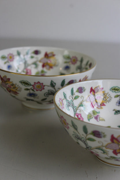 Pair Minton Haddon Hall Bowls - Kernow Furniture