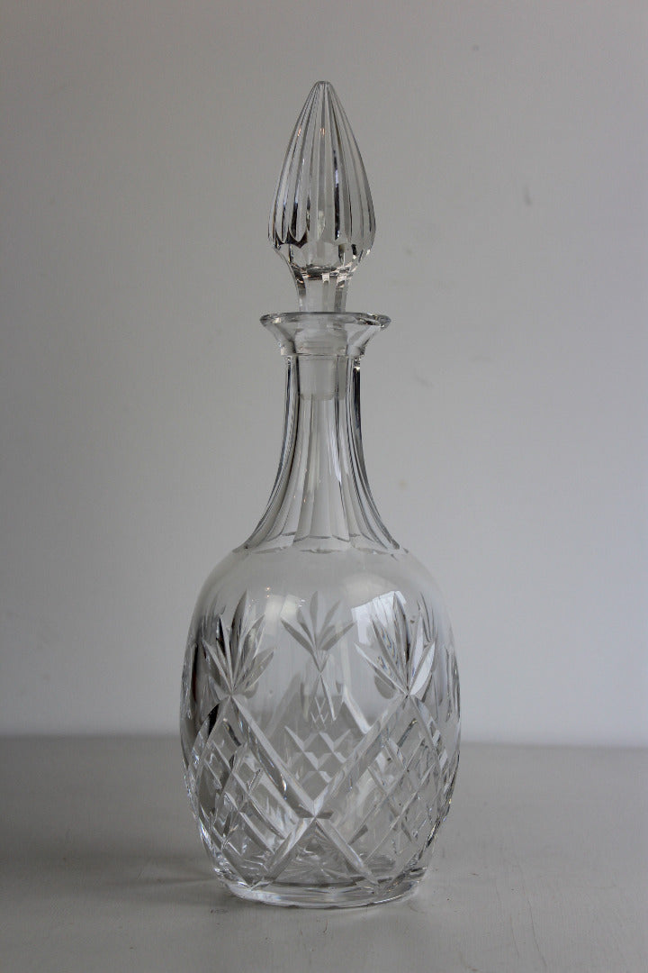 Quality Cut Glass Decanter - Kernow Furniture