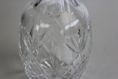 Quality Cut Glass Decanter - Kernow Furniture