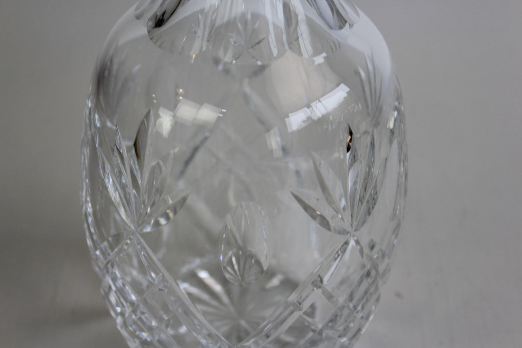 Quality Cut Glass Decanter - Kernow Furniture
