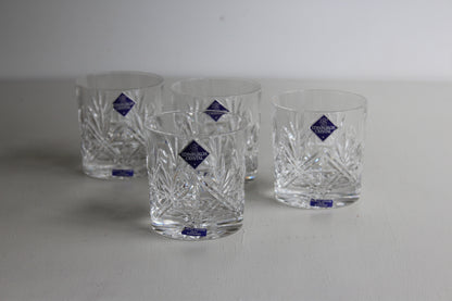 Edinburgh Crystal Cut Glass Tumblers - Kernow Furniture