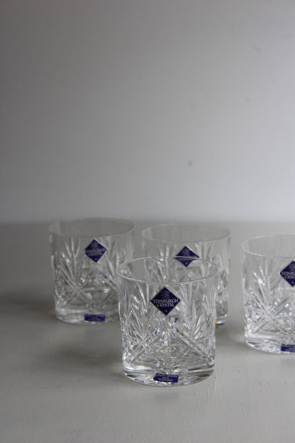 Edinburgh Crystal Cut Glass Tumblers - Kernow Furniture