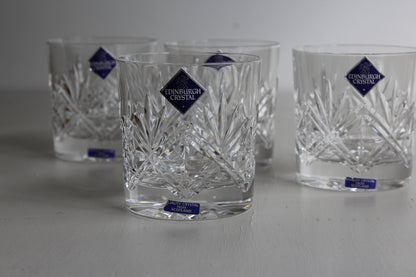 Edinburgh Crystal Cut Glass Tumblers - Kernow Furniture