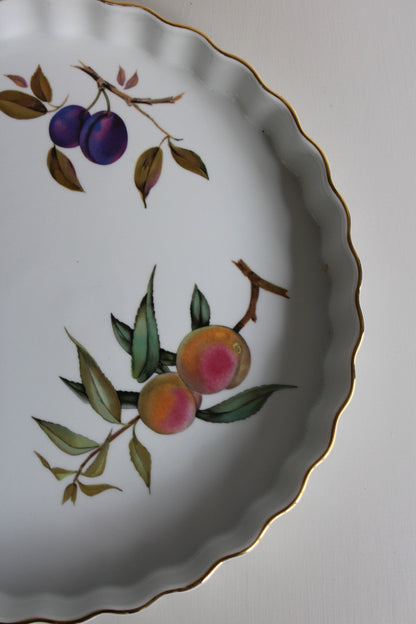 Royal Worcester Evesham Large Flan Dish - Kernow Furniture