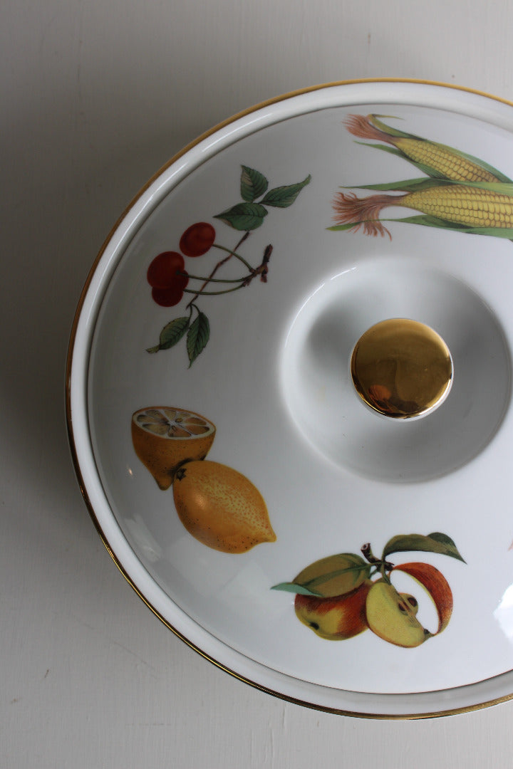 Royal Worcester Evesham Serving Dish & Lid - Kernow Furniture