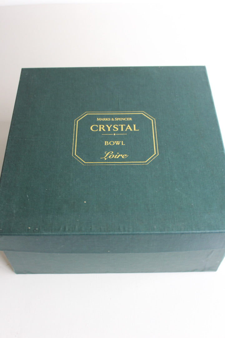 M & S Boxed Crystal Bowl - Kernow Furniture