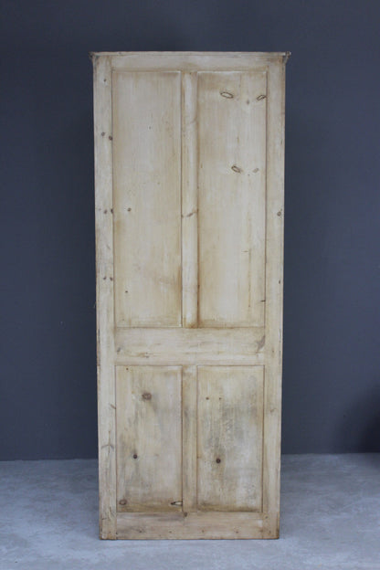 Antique Stripped Pine Cupboard - Kernow Furniture