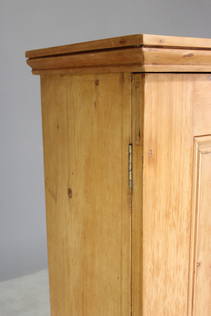 Antique Pine Double Cupboard - Kernow Furniture