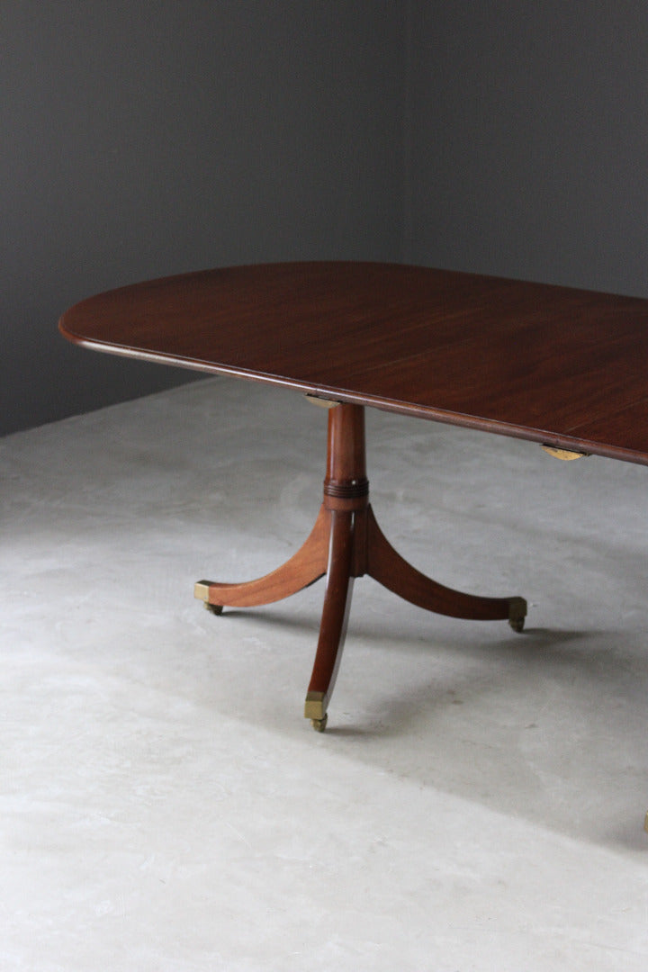 Large Reproduction Mahogany Dining Table - Kernow Furniture