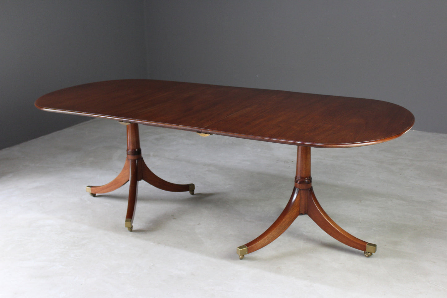 Large Reproduction Mahogany Dining Table - Kernow Furniture