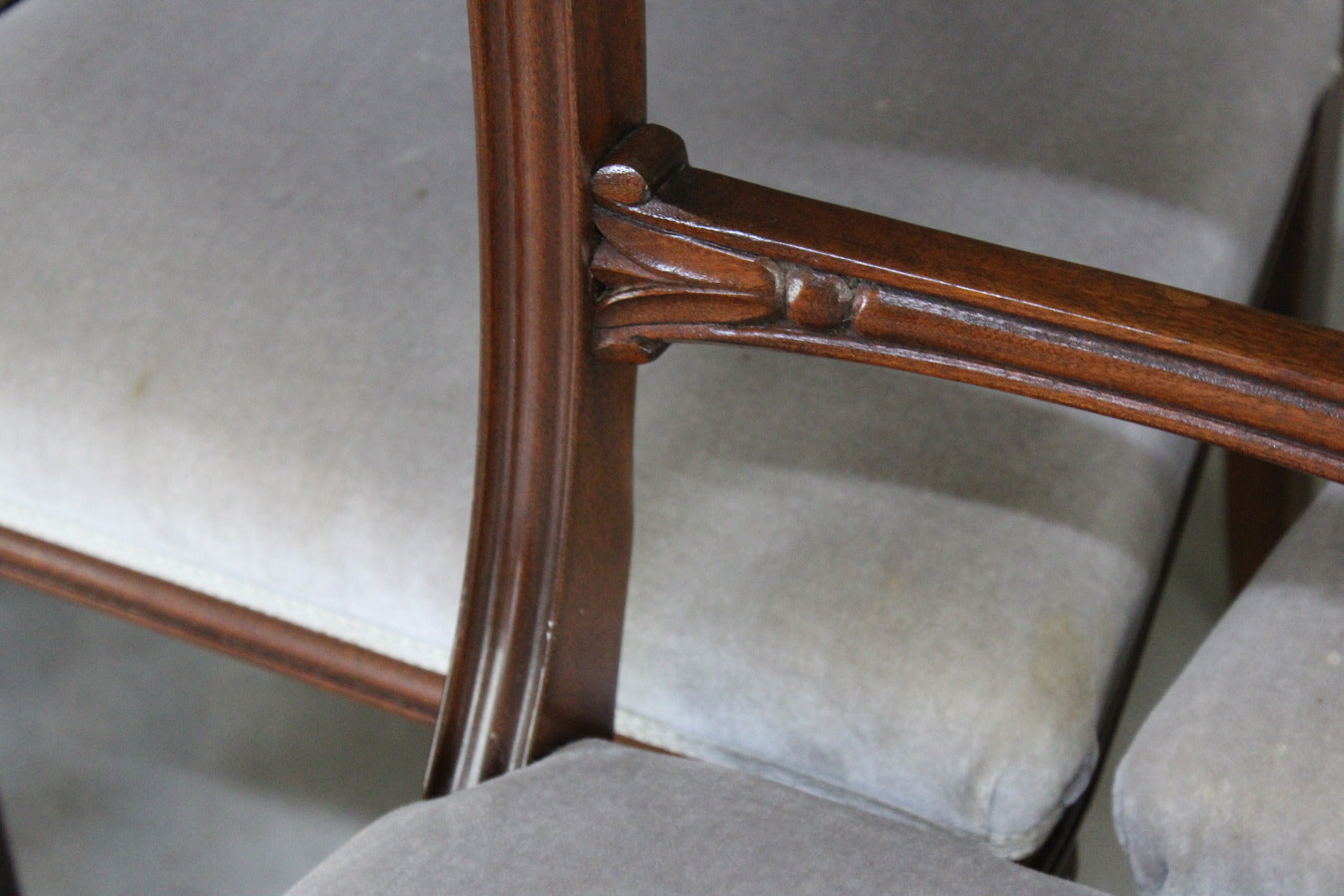 Set 8 Reproduction Mahogany Dining Chairs - Kernow Furniture