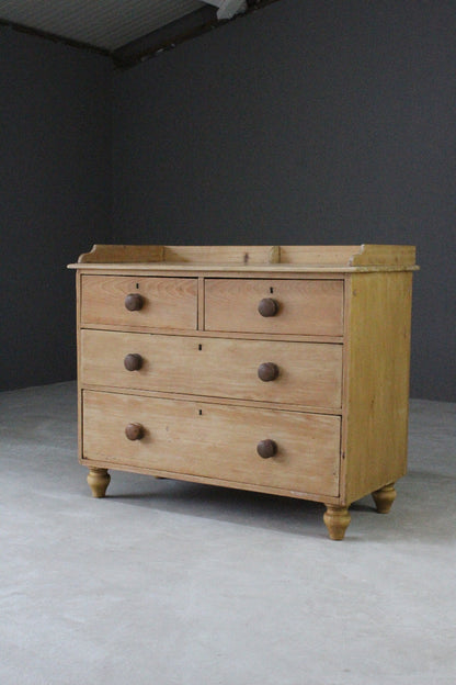 Antique Pine Washstand Chest of Drawers - Kernow Furniture