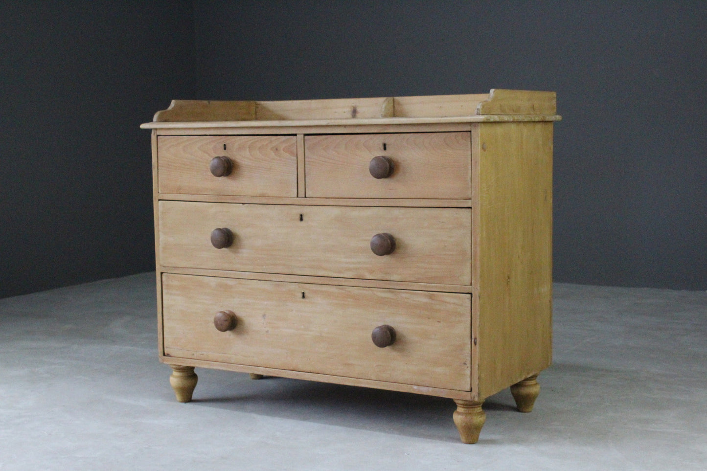 Antique Pine Washstand Chest of Drawers - Kernow Furniture