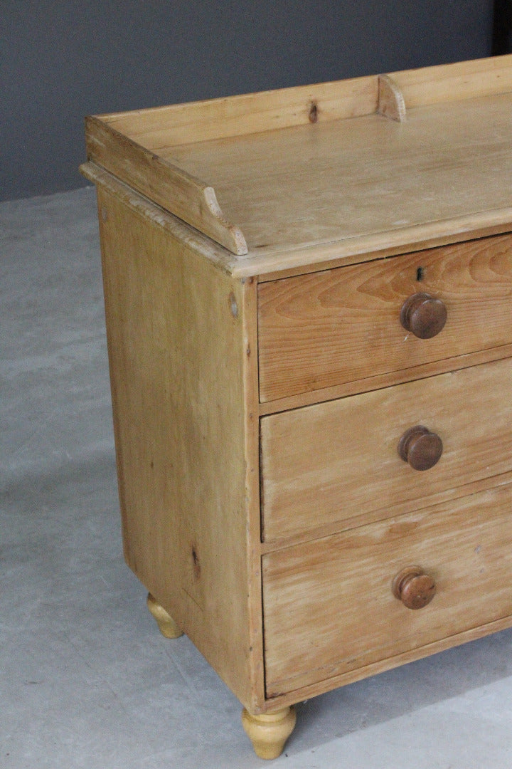 Antique Pine Washstand Chest of Drawers - Kernow Furniture