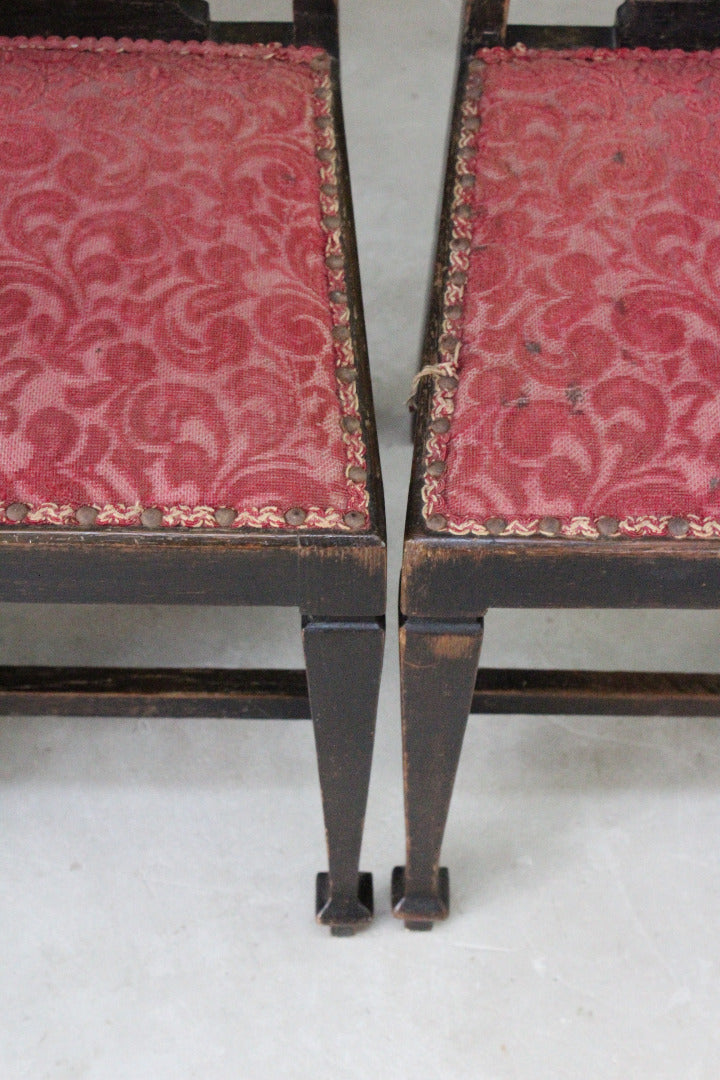Art Nouveau High Back Dining Chairs - Kernow Furniture