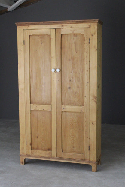 Stripped Pine Kitchen Cupboard Larder - Kernow Furniture