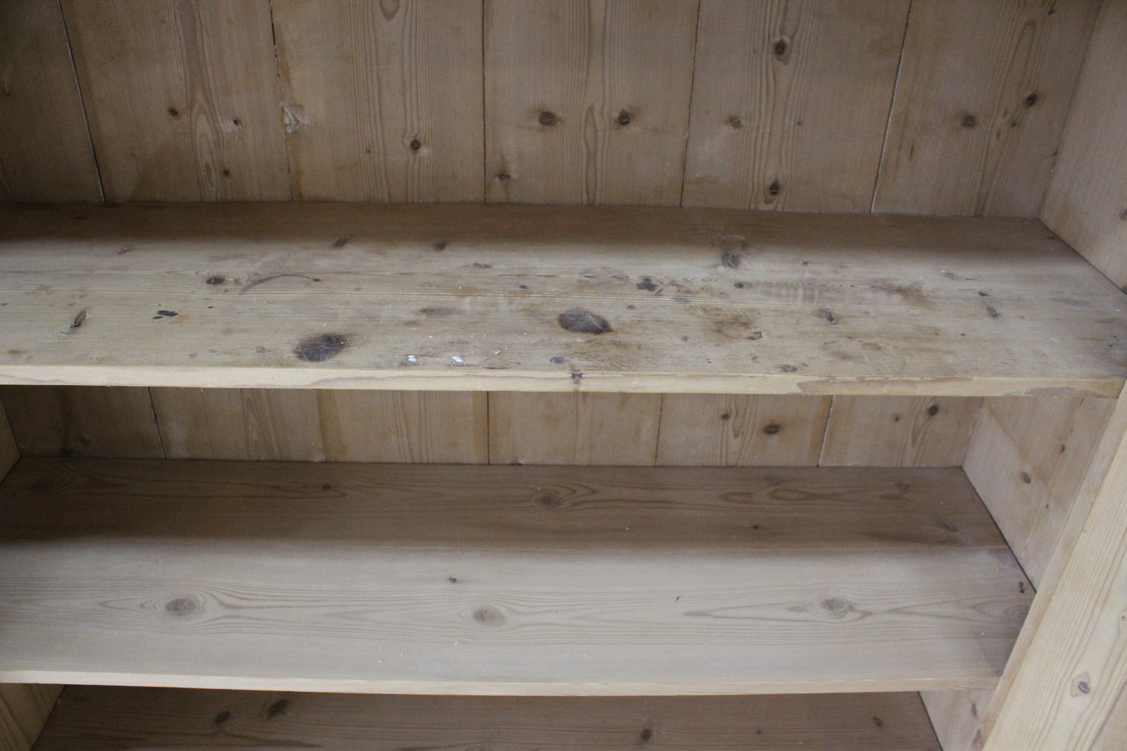 Stripped Pine Kitchen Cupboard Larder - Kernow Furniture