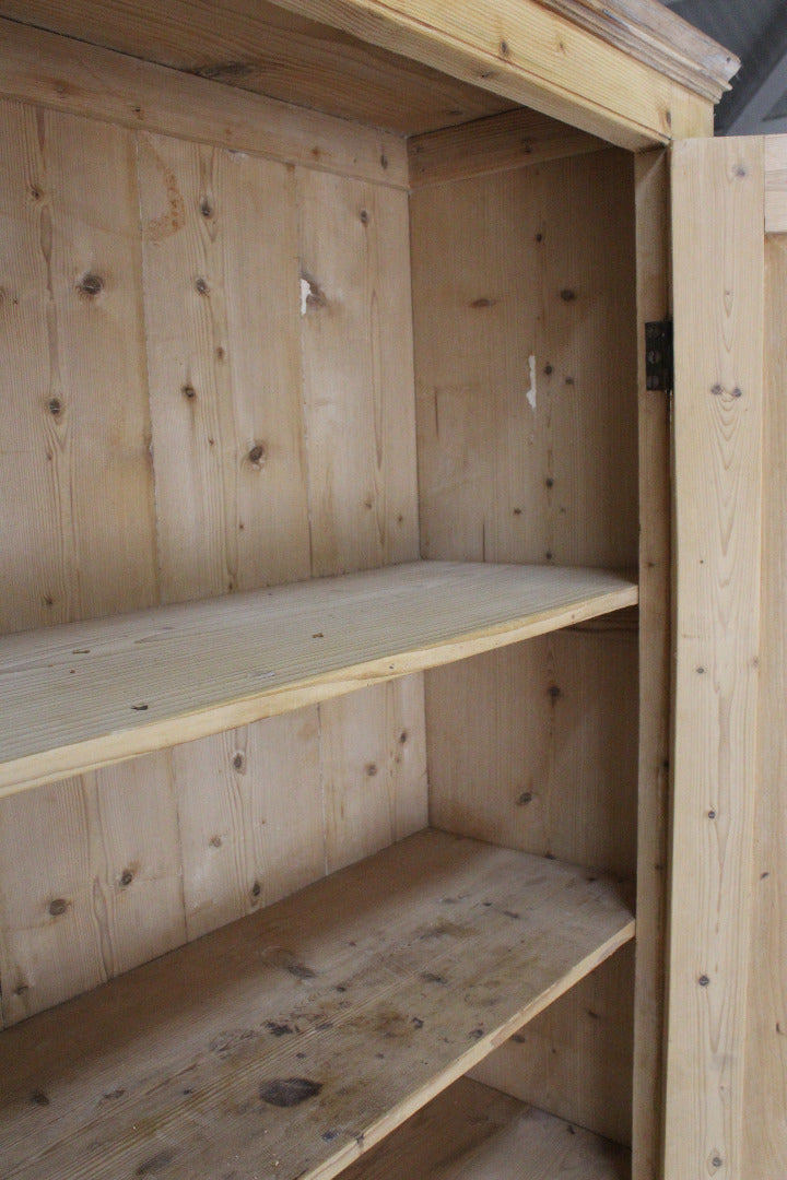 Stripped Pine Kitchen Cupboard Larder - Kernow Furniture