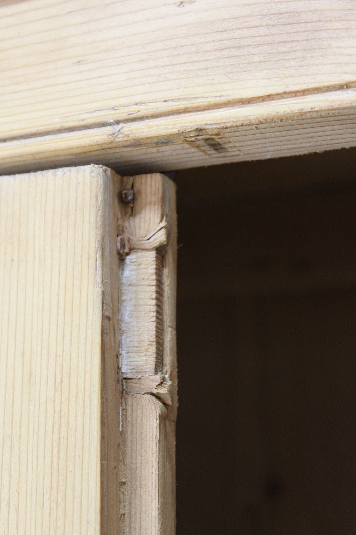 Stripped Pine Kitchen Cupboard Larder - Kernow Furniture